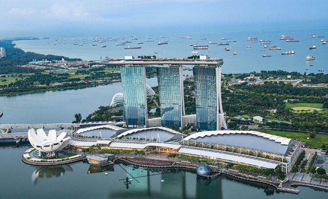 Singapore in azië